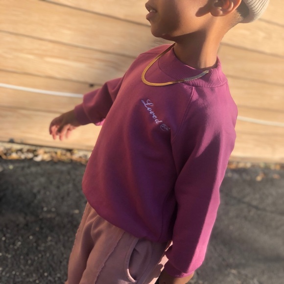 Pink mock neck sweatshirt - Picture 5 of 5